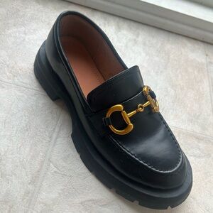 Real leather loafers